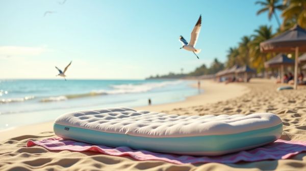 Quel matelas de plage gonflable choisir pour un confort optimal ?