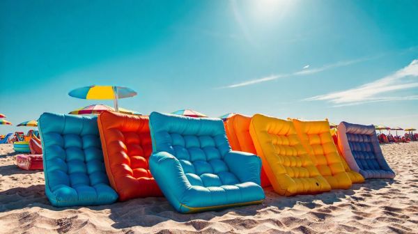 Top 5 matelas de plage gonflables pour allier confort et fun